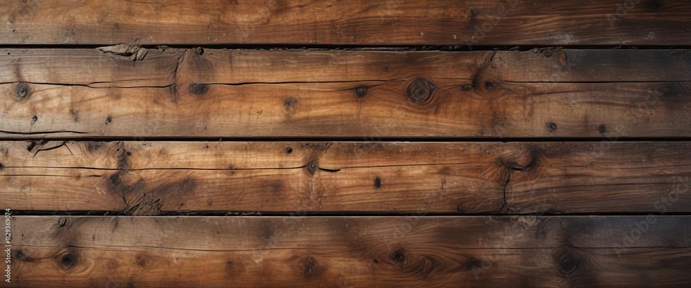 Fototapeta premium Gritty and rugged grunge pattern on rough wooden surface, black, weathered