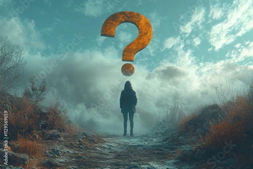 A person stands on a dirt road, questioning the direction they should take