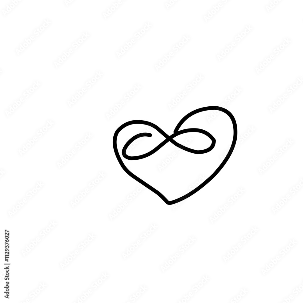 Hand Drawn Infinity Love Hand Drawn Infinity Love