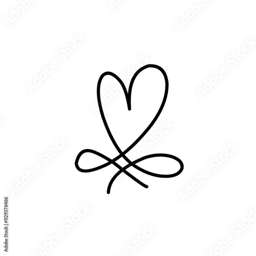 Hand Drawn Infinity Love