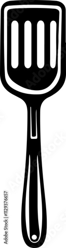 Spatula or slotted turner SVG- kitchen utensil vector