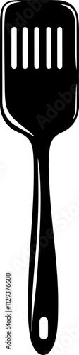 Spatula or slotted turner SVG- kitchen utensil vector