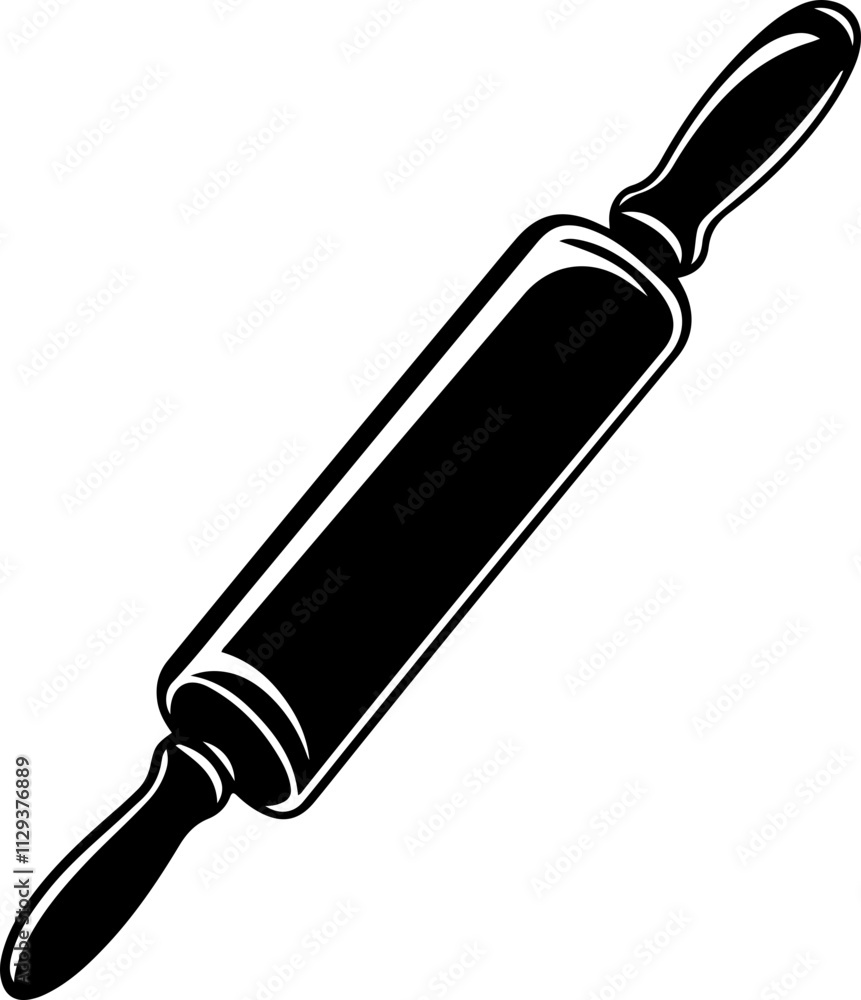 Rolling pin SVG- kitchen utensil vector Rolling pin SVG- kitchen utensil vector