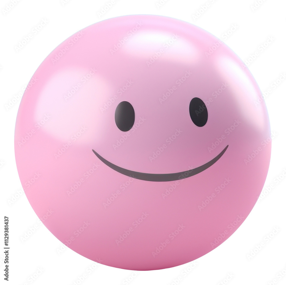 Fototapeta premium PNG Happy emoji anthropomorphic representation celebration.