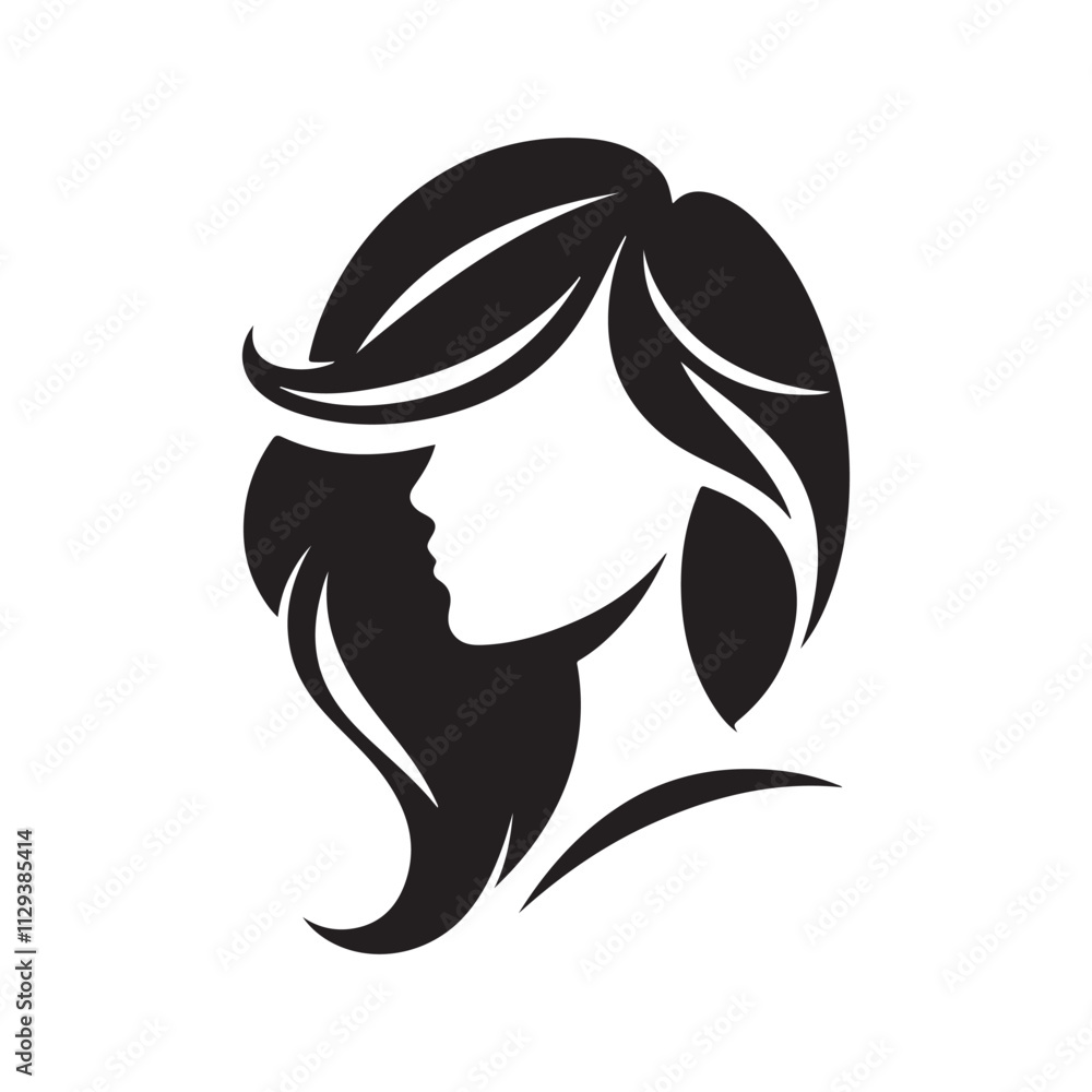 Trendy Girl Hair Silhouette Vector Clipart
Trendy Girl Hair Silhouette Vector Clipart