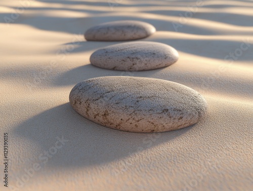 Beach rock formations photo