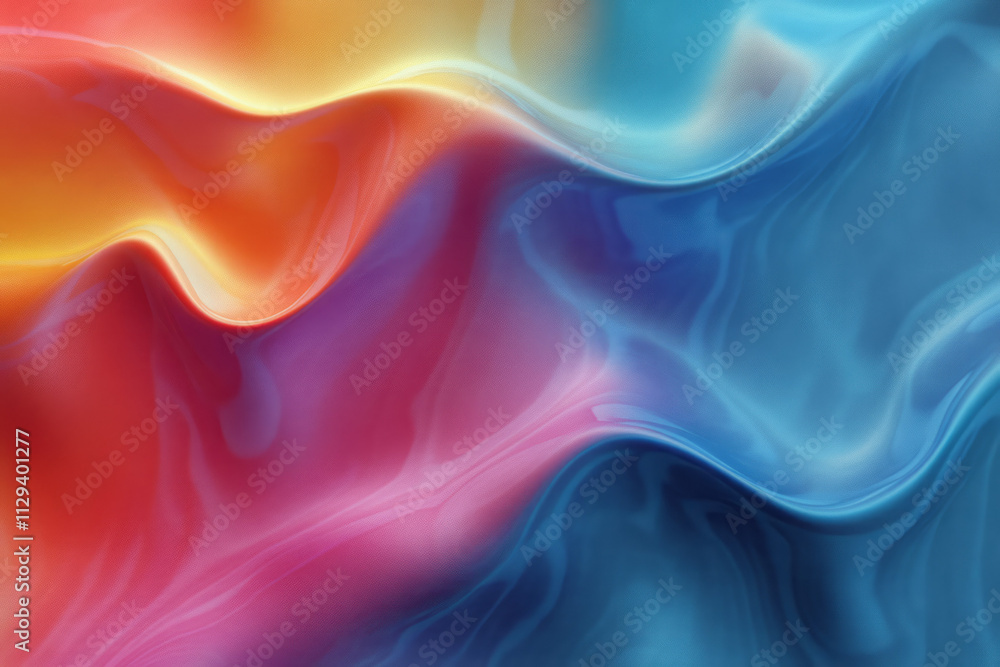 Obraz premium a colorful background with a wavy pattern