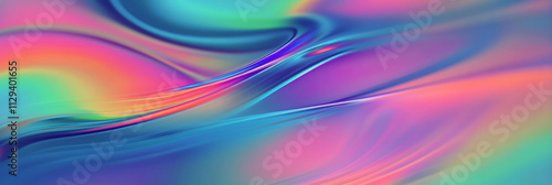 a colorful abstract background with a blue, pink and green color
