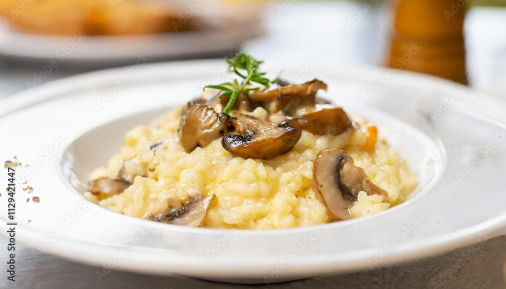 Creamy Risotto with Mushrooms: A Winter Comfort Dish Creamy Risotto with Mushrooms: A Winter Comfort Dish