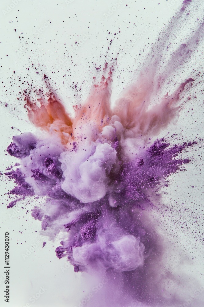 Pink and Purple Powder Explosion Pink and Purple Powder Explosion