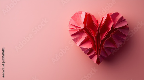 Valentines day background, valentine day greeting card. Love concept. AI generation