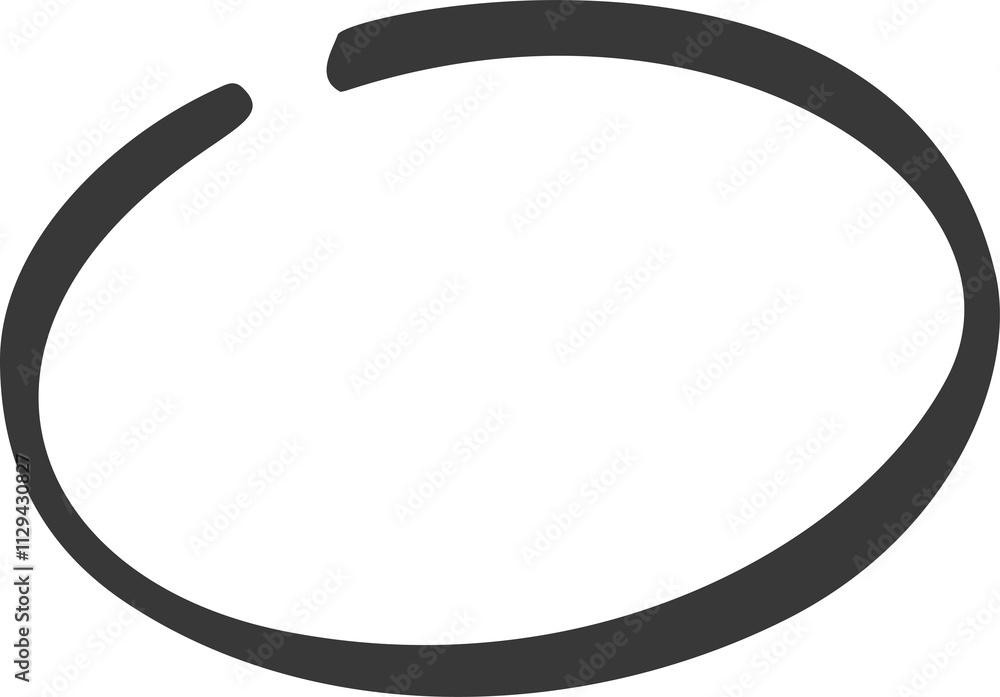 Hand drawn oval brush stroke. Ellipse doodle scribbles. Circle marker underline for text. Round chalk frame Hand drawn oval brush stroke. Ellipse doodle scribbles. Circle marker underline for text. Round chalk frame