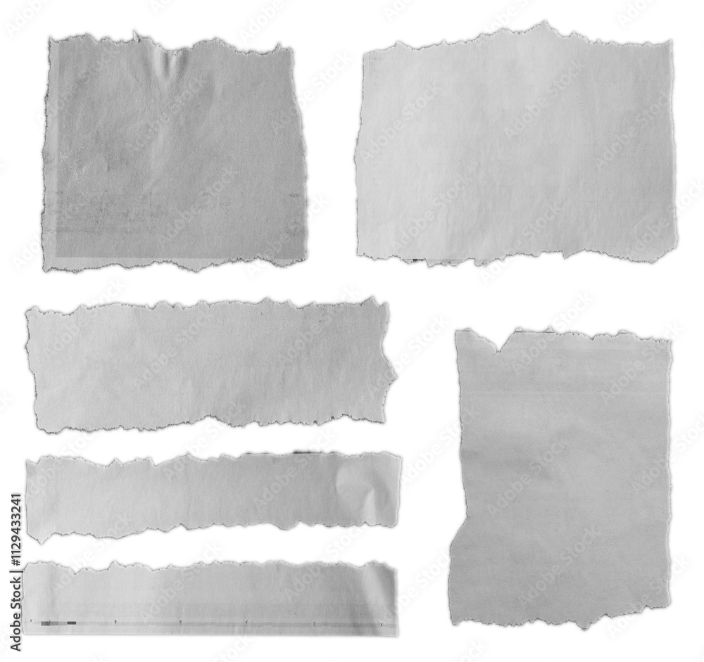 Torn pieces of paper Torn pieces of paper