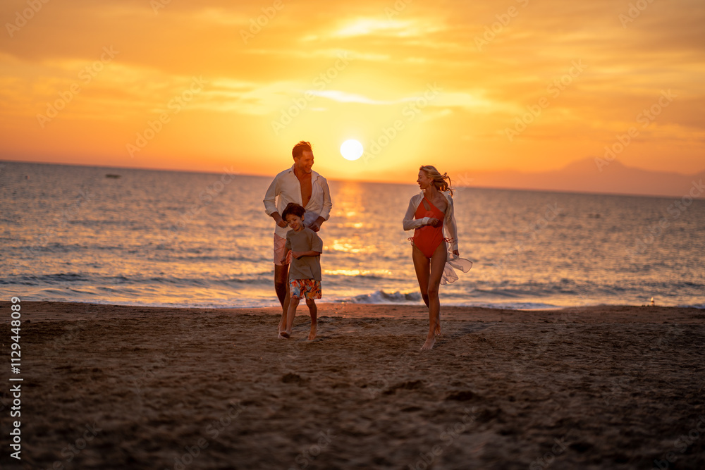 Description:
A family having fun on the beach during sunset. They are playing together, enjoying the beautiful evening sky and ocean.
Description:
A family having fun on the beach during sunset. They are playing together, enjoying the beautiful evening sky and ocean.