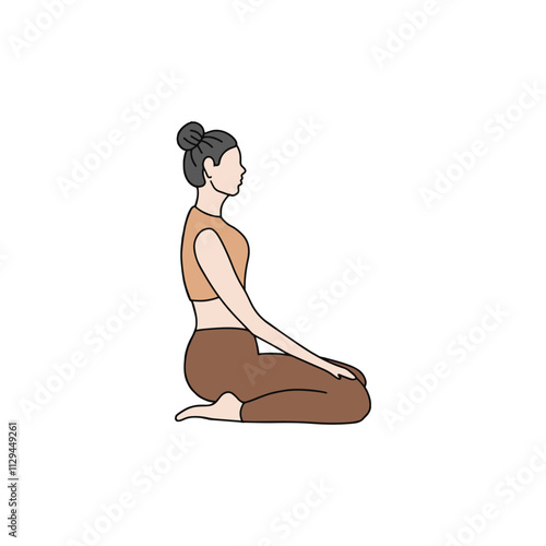 person doing yoga