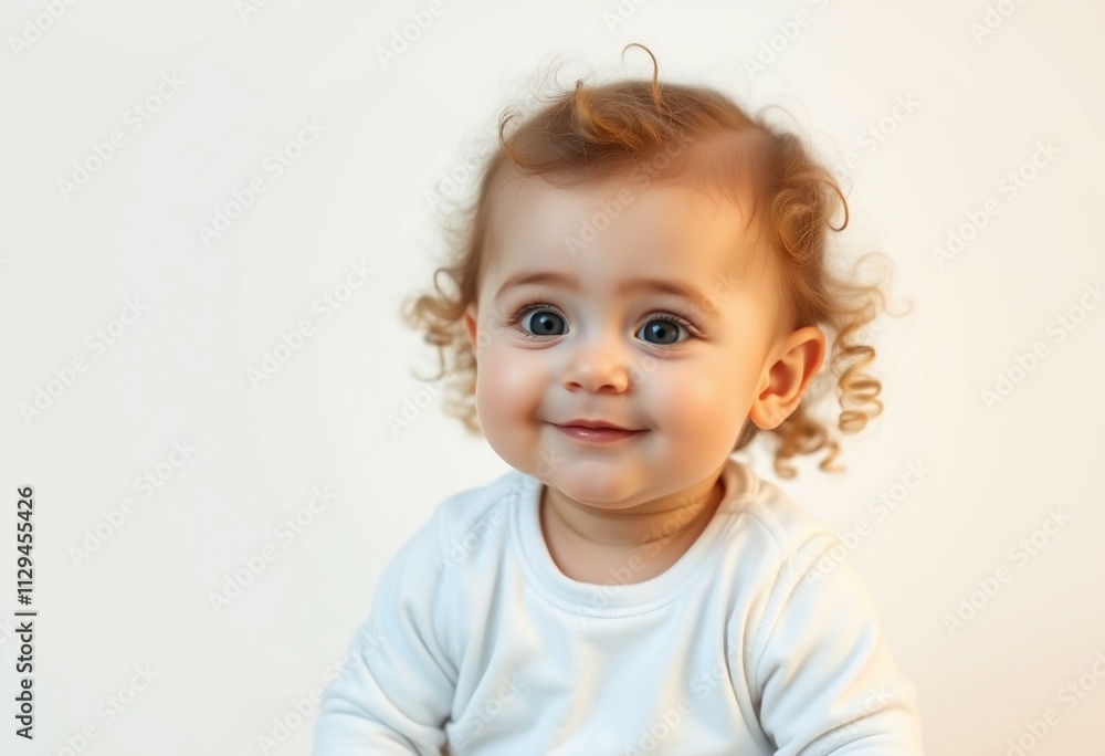 Photorealistic portrait of a cute baby Photorealistic portrait of a cute baby