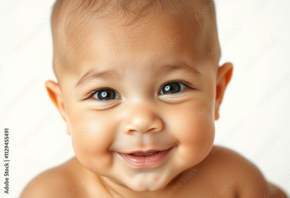 Photorealistic portrait of a cute baby Photorealistic portrait of a cute baby