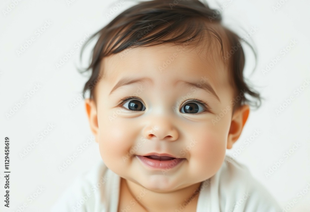 Photorealistic portrait of a cute baby Photorealistic portrait of a cute baby