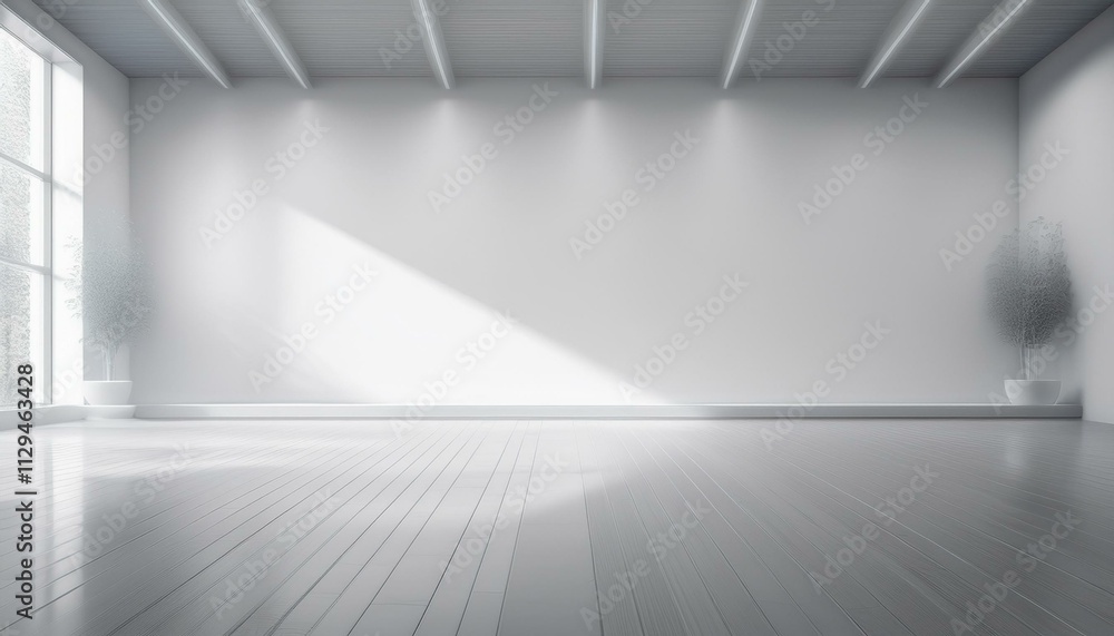 empty room with a window empty room with a window