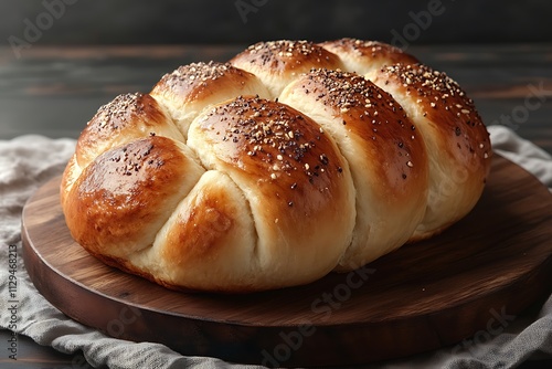 sweet pastry isolated on white background