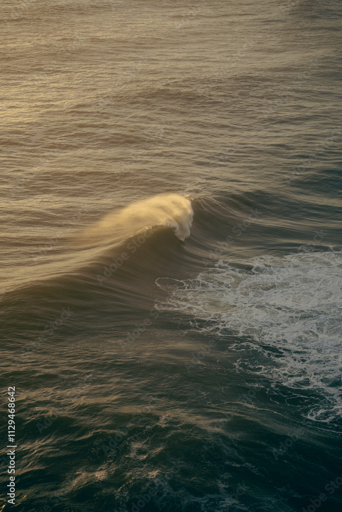 Naklejka premium waves in nazare