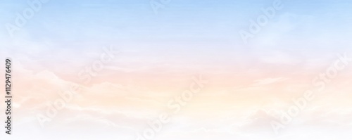 Birds-Eye View Pastel Sky Soft Hues, Cloud Composition, Dreamy Aesthetic, Sky Background, Pastel Clouds, Dreamy Sky ,sky