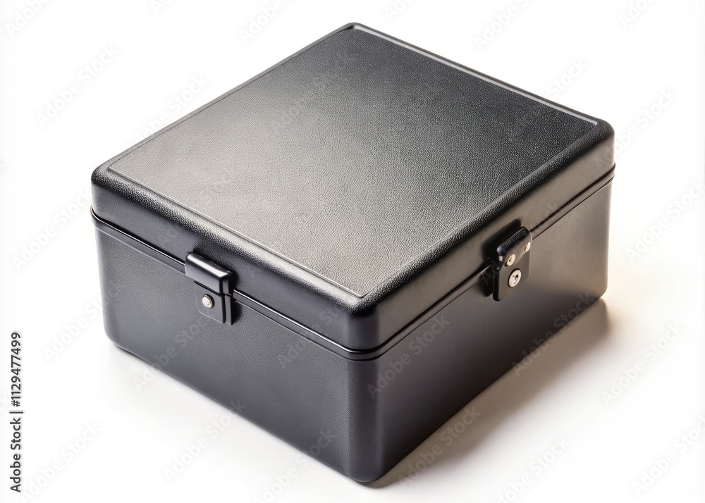 A black, sealed box, mysteriously dropped from the sky; drone footage reveals a secure, high-stakes delivery.