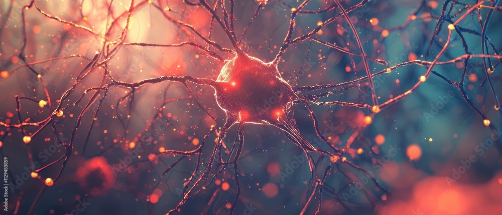 A vibrant depiction of interconnected neurons showcasing synaptic connections with glowing elements, highlighting the complexity of the nervous system. A vibrant depiction of interconnected neurons showcasing synaptic connections with glowing elements, highlighting the complexity of the nervous system.