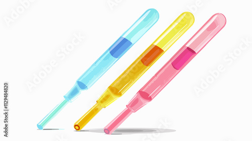 Rubber Pipette Icon Vector Illustration Isolated