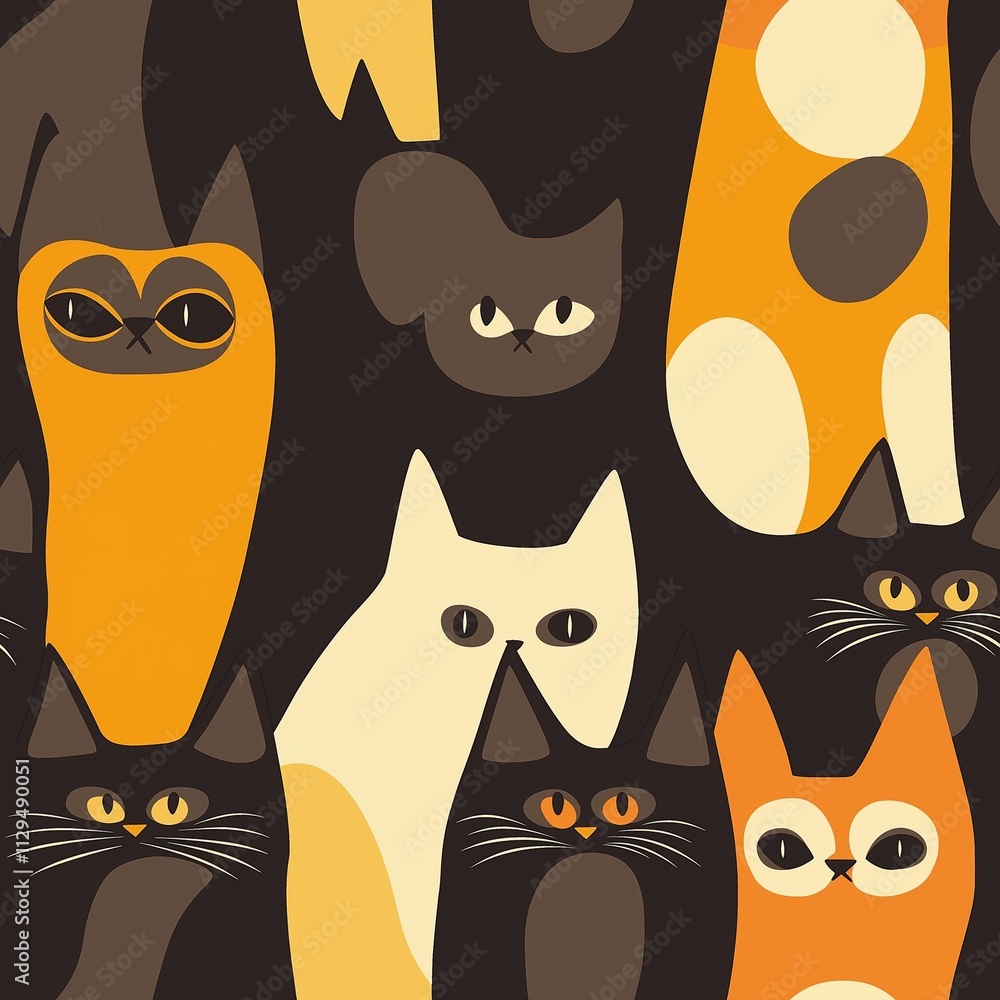 AI generator image of fabric pattern, gift wrapping paper pattern, gift box	