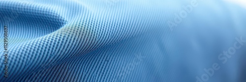 Wallpaper Mural Close-up shot of blue jeans fabric with a soft blurred background, textile, blur Torontodigital.ca