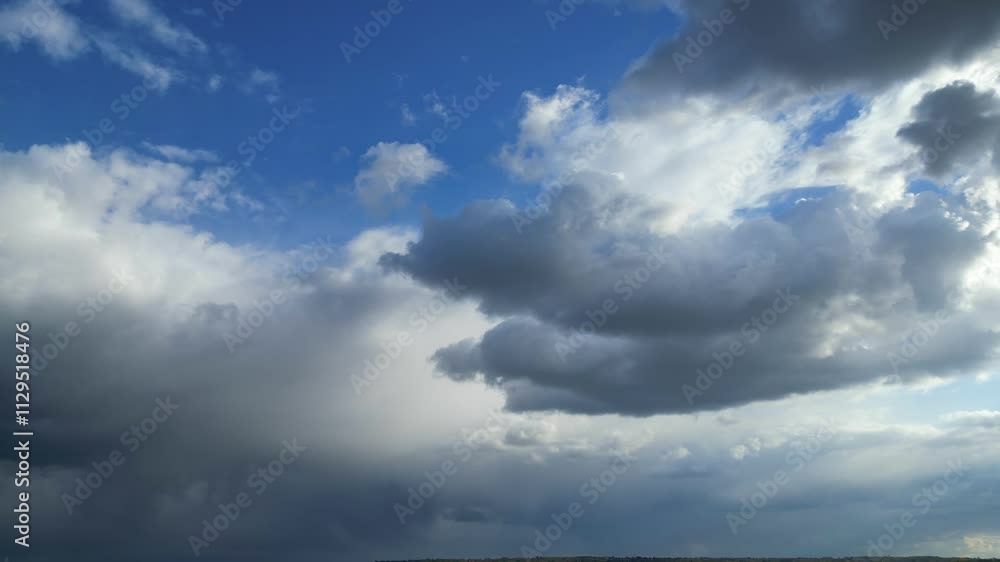Dramatic Winter Rain Clouds over England UK Dramatic Winter Rain Clouds over England UK