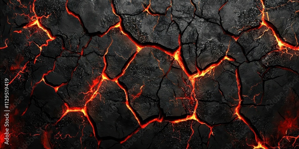 Black and red background with a lot of cracks and holes Black and red background with a lot of cracks and holes