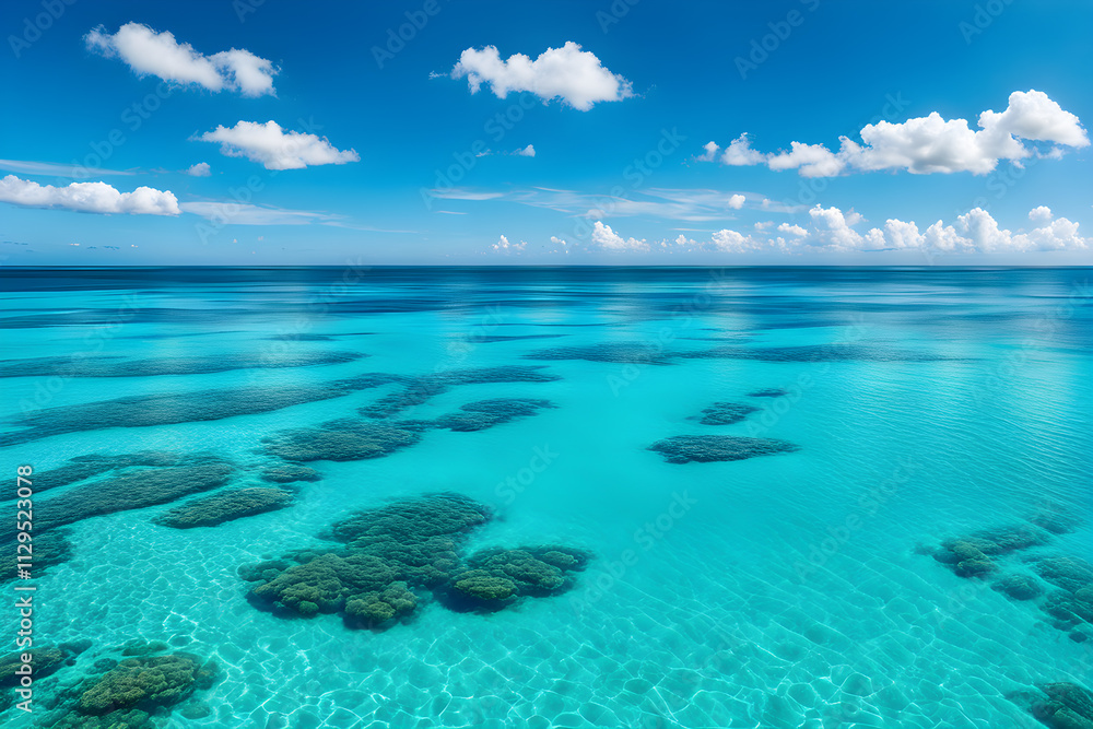 Sea beach and blue-sky background texture Sea beach and blue-sky background texture