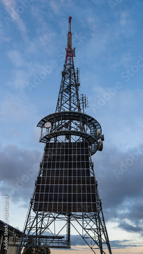 Communication Tower at La Barillette, Switzerland photo