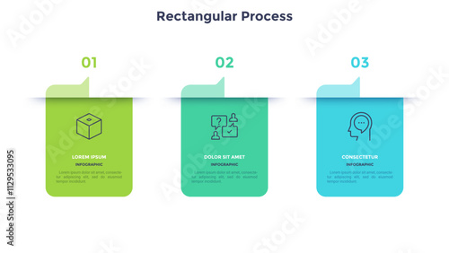 Modern Business Infographic Vector Template