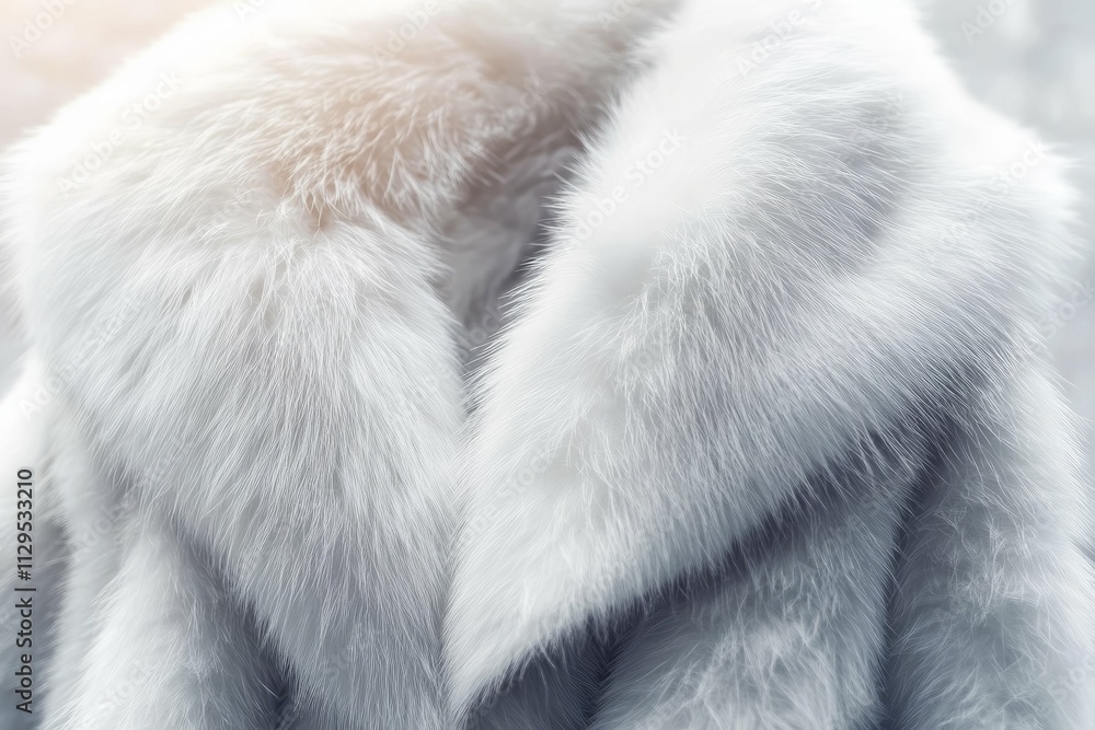 Chic White Fur Coat Adults Chic White Fur Coat Adults