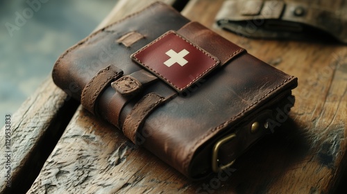 a very basic travel first aid kit, it is small and compact