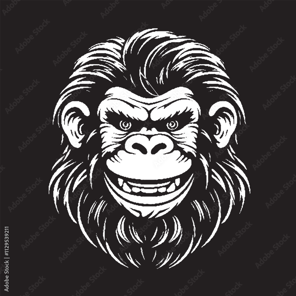 Obraz premium lion head vector