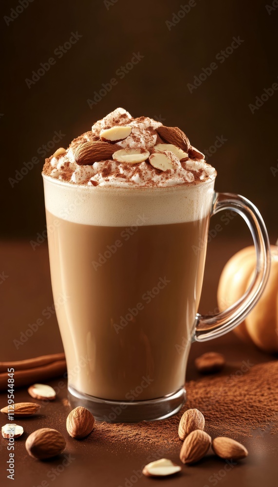 Cozy Pumpkin Latte Cinnamon Almonds Cozy Pumpkin Latte Cinnamon Almonds