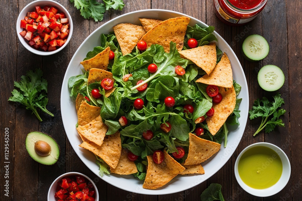 Nutritional Showdown Healthy Green Salad Versus Processed Nachos for Better Lifestyle Choices Nutritional Showdown Healthy Green Salad Versus Processed Nachos for Better Lifestyle Choices