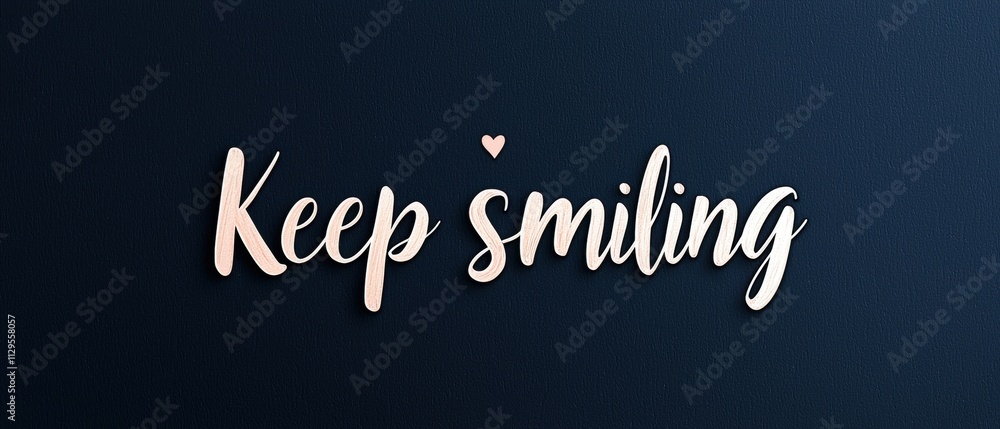 Obraz premium Dark blue background with the words 