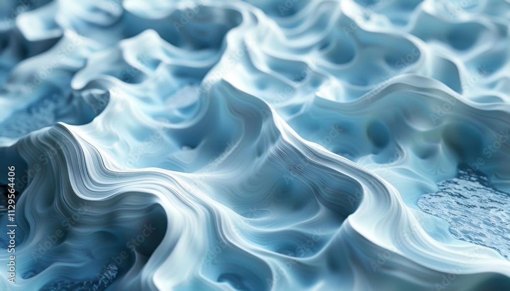 Obraz premium The image is a close up of a wave in the ocean