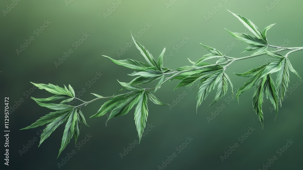Vibrant Green Cannabis Foliage. A Lush Botanical Elegance Capturing the Essence of Hemp and Ganja Vibrant Green Cannabis Foliage. A Lush Botanical Elegance Capturing the Essence of Hemp and Ganja