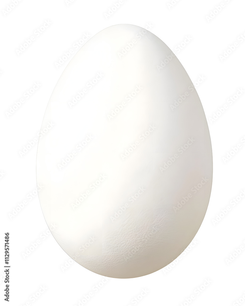 White egg png collage element on transparent background White egg png collage element on transparent background