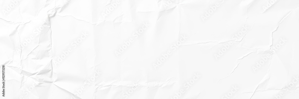 Crumpled white paper poster texture with creases and wrinkles for design projects, white, paper Crumpled white paper poster texture with creases and wrinkles for design projects, white, paper