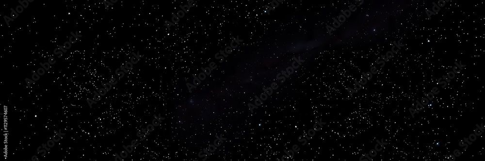 Obraz premium Dazzling night sky filled with twinkling stars against a dark background, cosmos, space