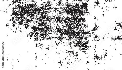 Wallpaper Mural Grunge background. Black and white vector. Abstract texture of dust, dirt, stains. Grunge overlay layer. Distressed texture. Rough, scratch, splatter grunge pattern. Torontodigital.ca
