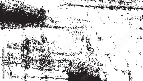 Wallpaper Mural Grunge background. Black and white vector. Abstract texture of dust, dirt, stains. Grunge overlay layer. Distressed texture. Rough, scratch, splatter grunge pattern. Torontodigital.ca