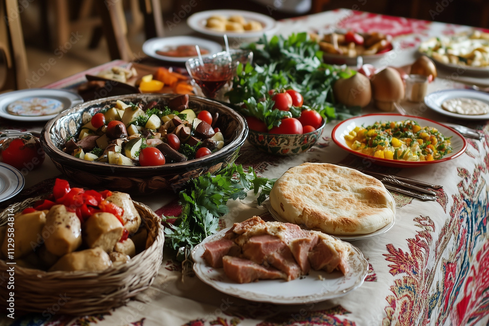 Traditional Christmas dinner in Ukraine Traditional Christmas dinner in Ukraine